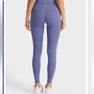 CSB SOLD OUT IM Serenity Scrunch Leggings in Steel Blue